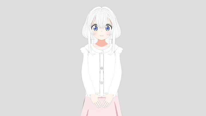 Tenshi-tsuki - Towa 3D Model