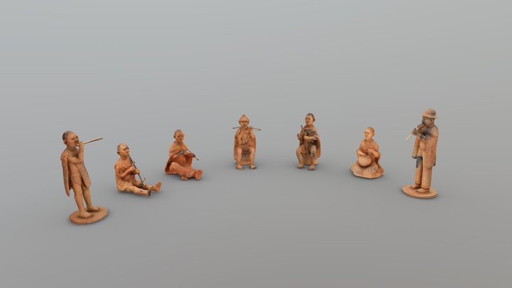 Makoanyane - Musical ‘Figurine’ Collection 3D Model