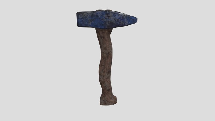 Tool_Hammer_UVS_004 3D Model