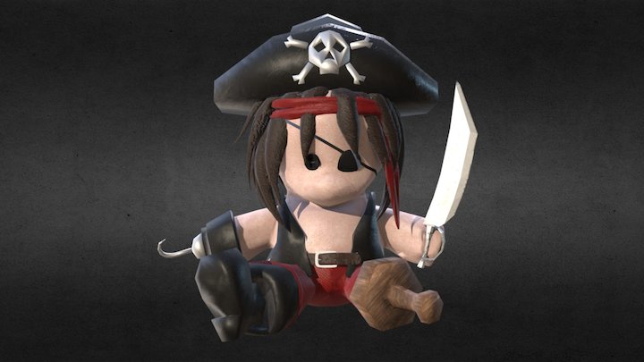 Pirate toy 3D Model