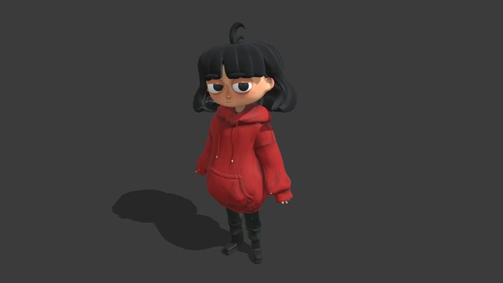 "Mädchen Idle" - Diploma Project 3D Model