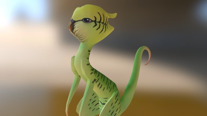 Budgie smooth 3D Model