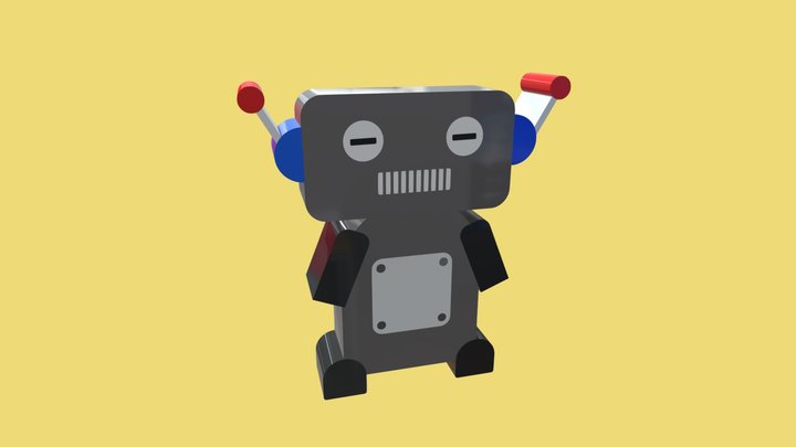 Robot 3D [Illustrator] 3D Model