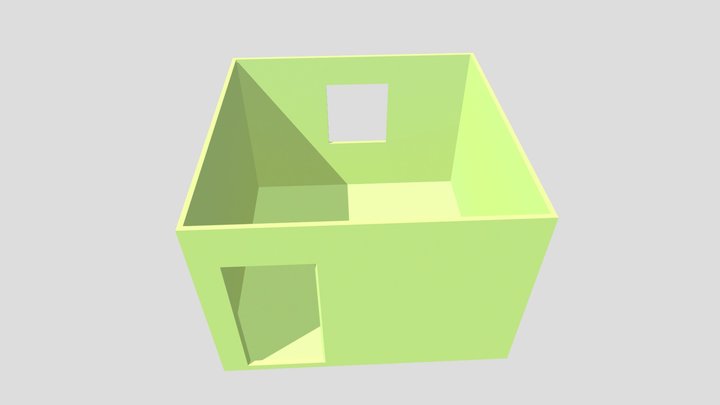Empty Room Base 3D Model