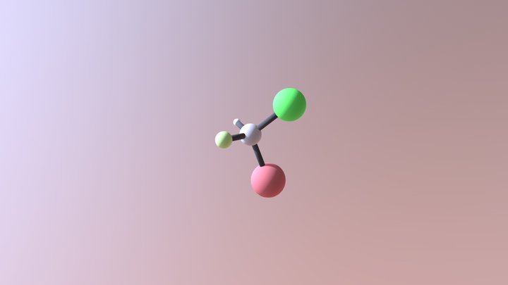 S-bromochlorofluoromethane 3D Model