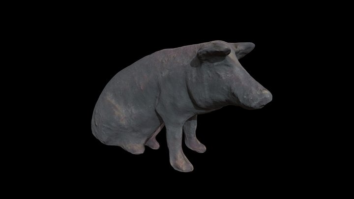 Cast_Iron_Piggie_Bank 3D Model