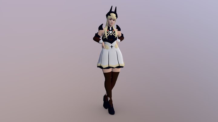 Princess Lexa Draft Preview 3D Model