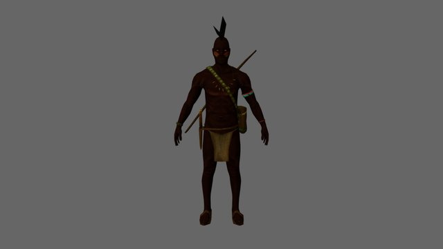 Indian 3D Model