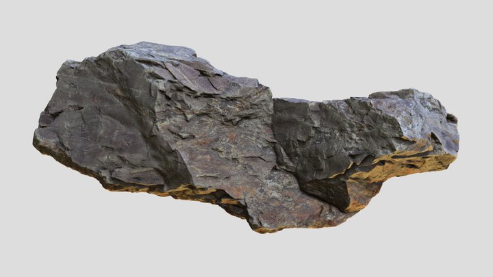 Alaskan Cliff Rock Chunk 8 3D Model