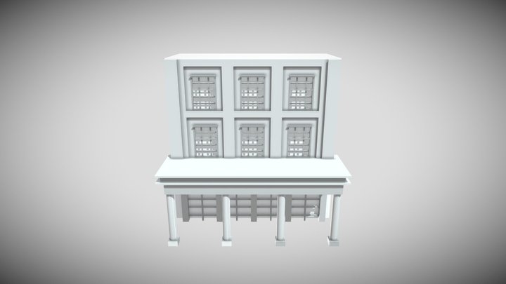 Monochrome House 2 3D Model