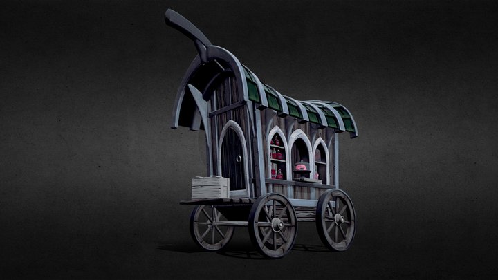 The Traveling Wagon 3D Model