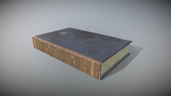 Vintage Book 3D Model