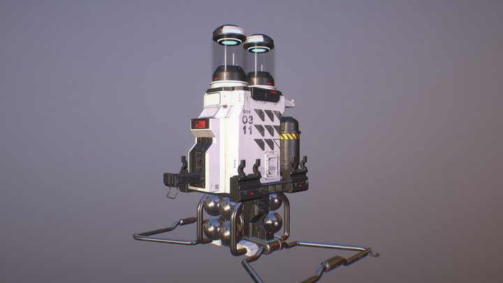 Oxygen station 3D Model