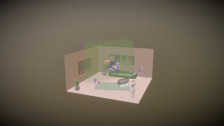 Menu Mockup 3 3D Model