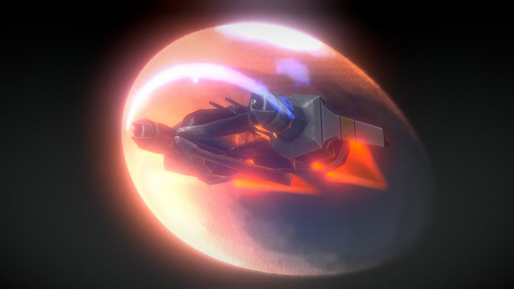 Star Fighter Low-Poly – Modello 3D gratuito STL