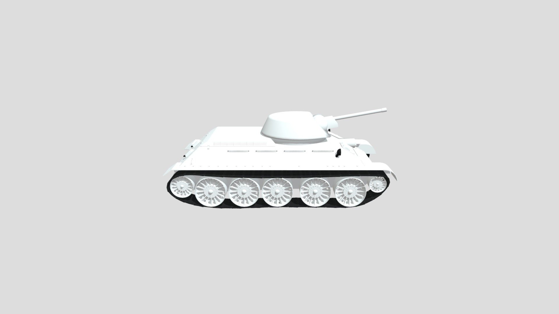 Tank T-34  Soviet tank — Sketchfab embed 3D viewer