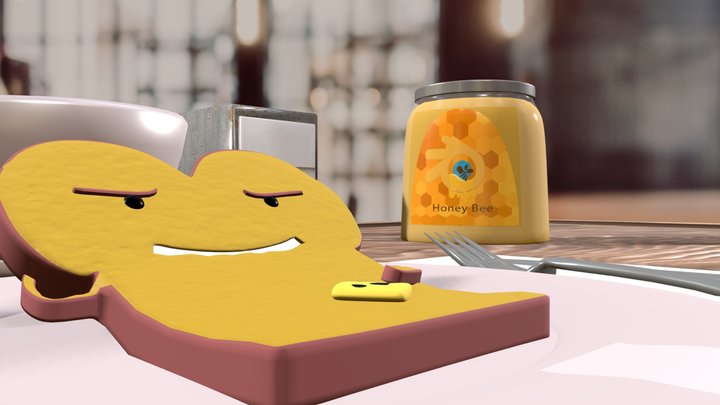 Sensual Bread 3D Model