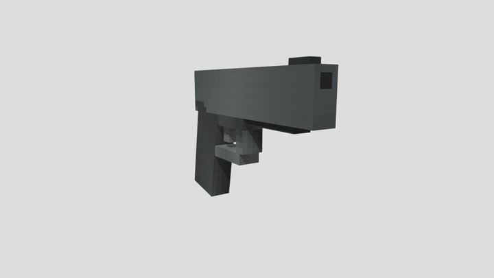 Minecraft-pistol_easy – Modello 3D gratuito STL