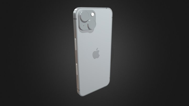 White Iphone 13 3D model 3D Model