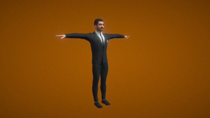 Business man – Kostenloses 3D-Modell STL