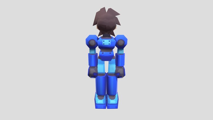 PlayStation - Mega Man Legends - Megaman Volnutt 3D Model