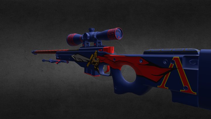 AWP | SPARTA 3D Model