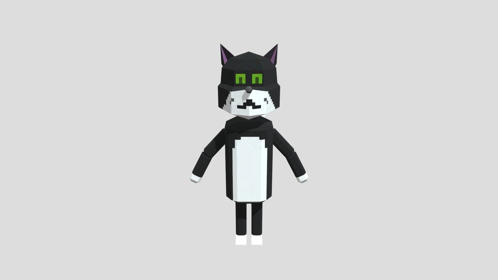 cat cartoon style