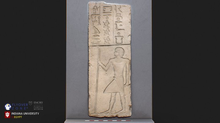 3D rendering of Tomb Relief of Nykateti
