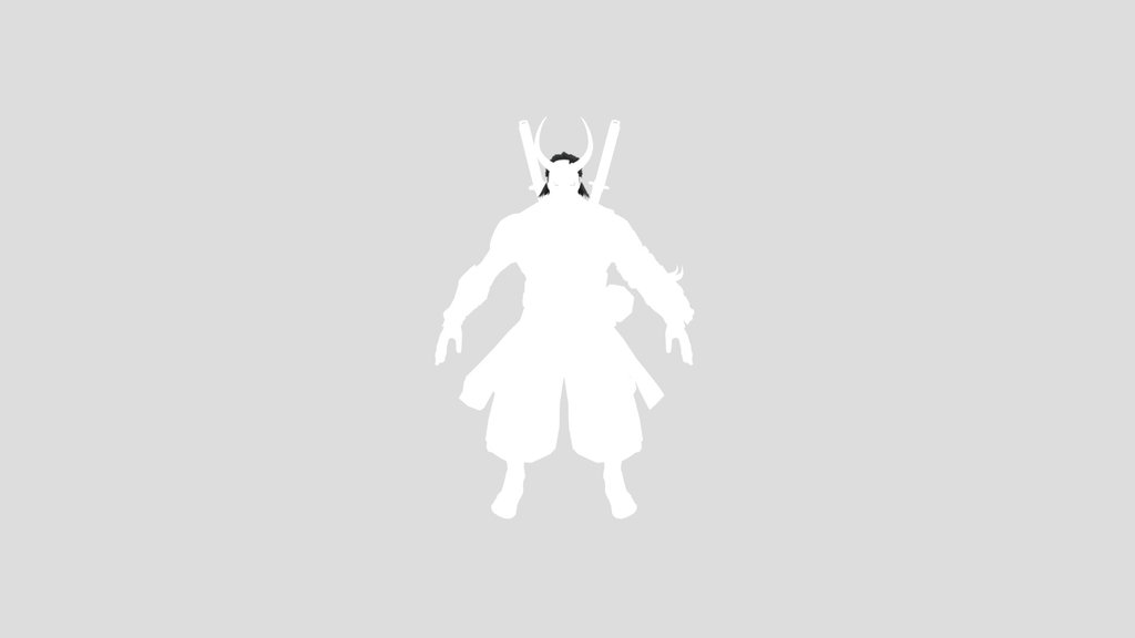 Samuraii Animated Rigged