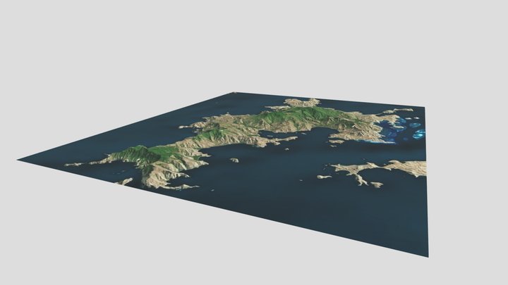 Komodo Island – Modello 3D gratuito STL