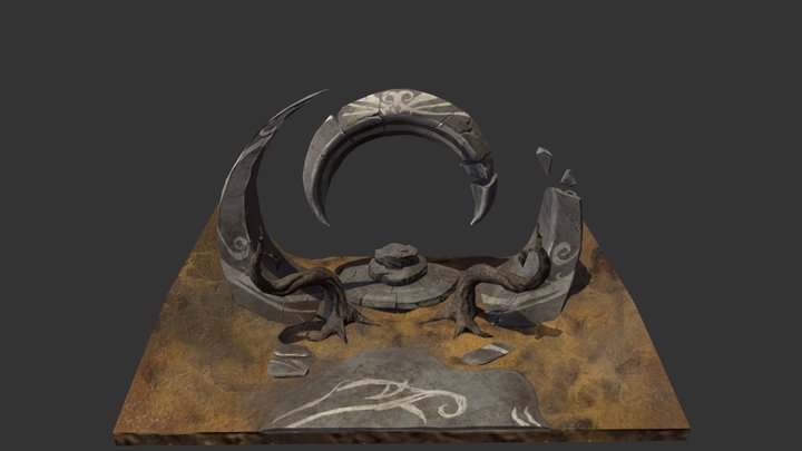 Gate Arch 3D Model