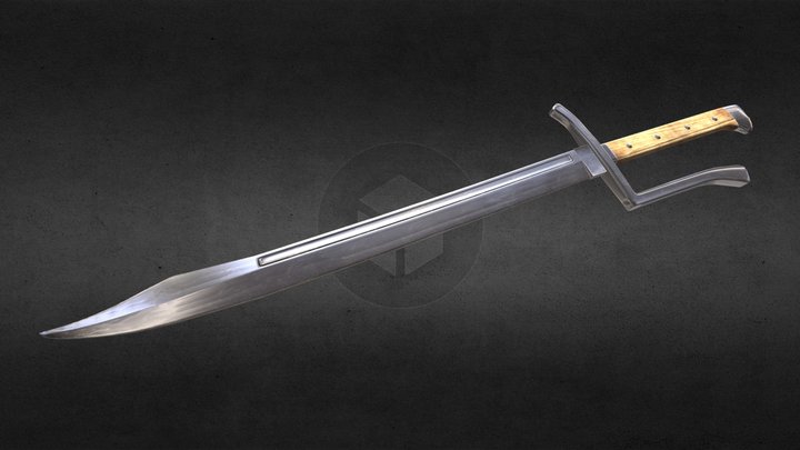messer 3D Model