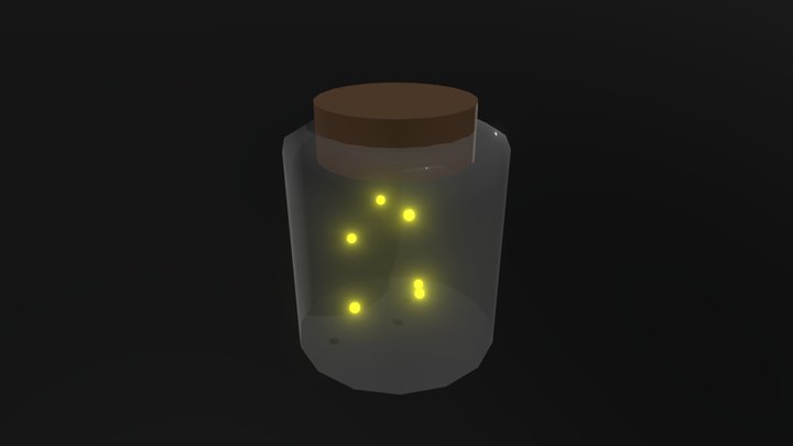 Jar Of Light 3D Model