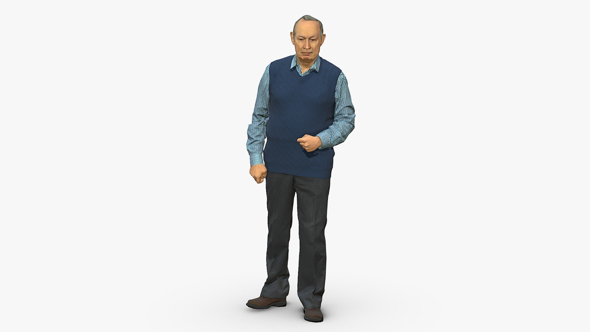 Old Man 0423 Buy Royalty Free 3d Model By 3dfarm 3d07afe Sketchfab Store