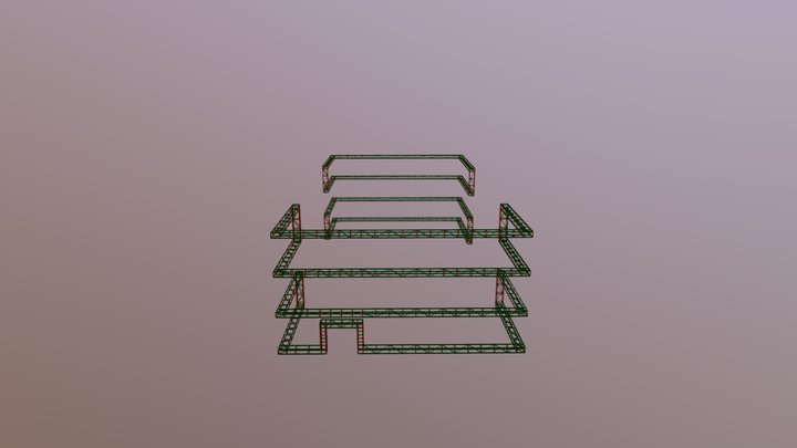 Modelo de brisi metálico 3D Model