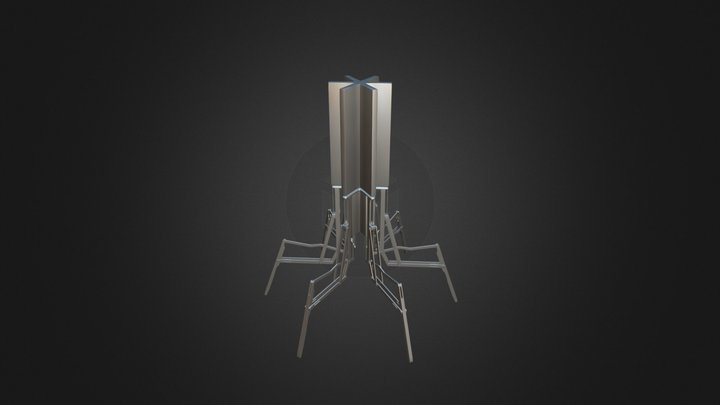 ODEX III Robot for Nuclear Facilities 3D Model