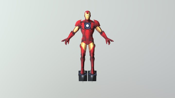 Mobile - Marvels Future Fight - Iron Man Classic 3D Model