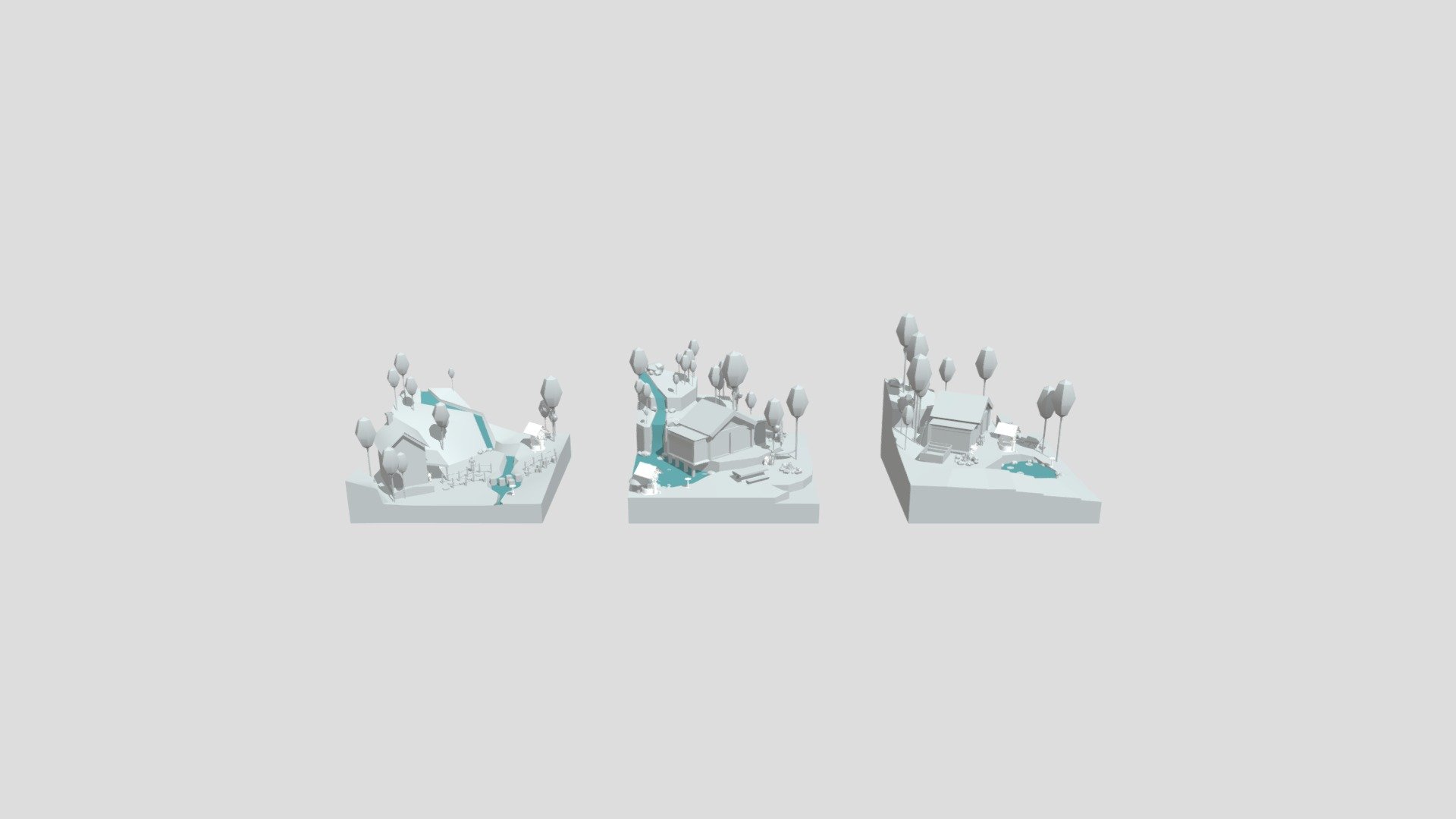 Forest Loner - Blockout - 3D model by Lili Veronika Szabó ...