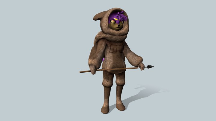 Aruna the Impmon 3D Model