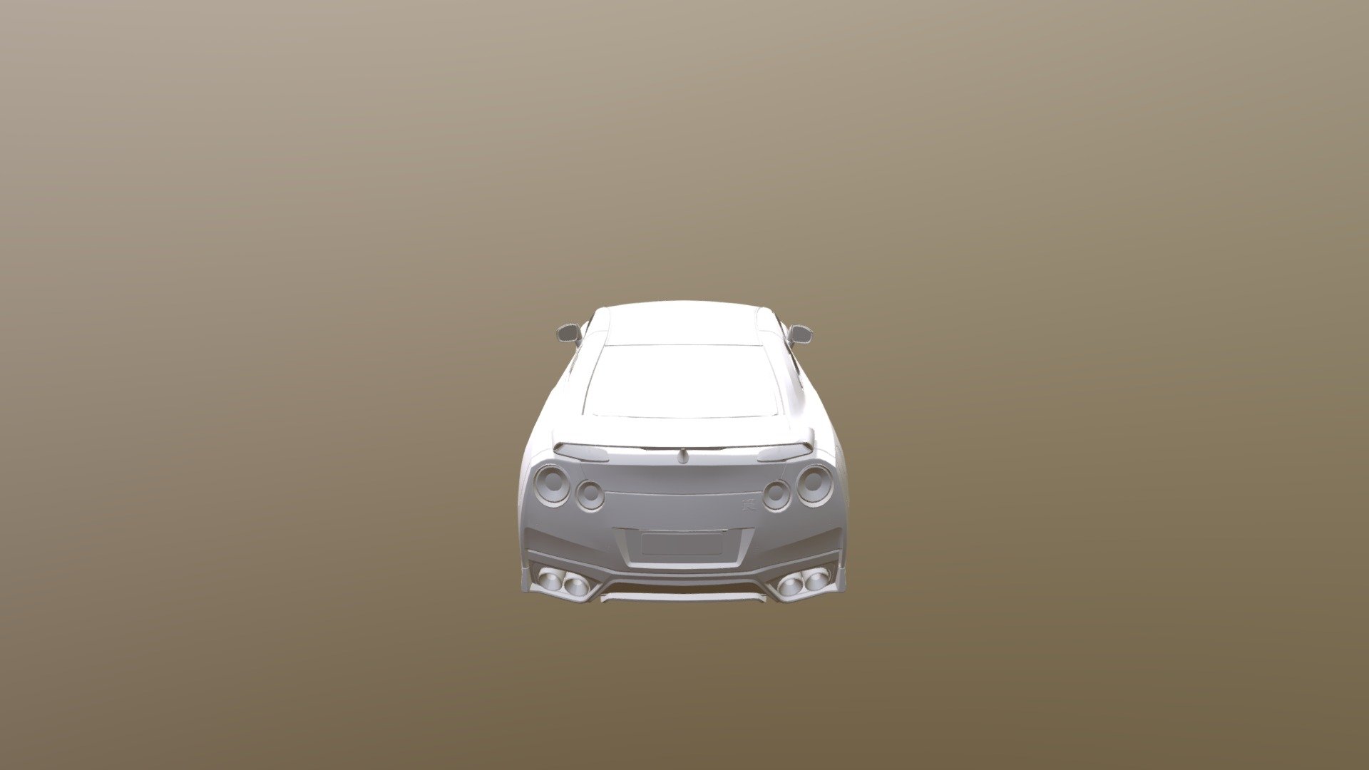 2017 Nissian GTR Nismo — Sketchfab embed 3D viewer
