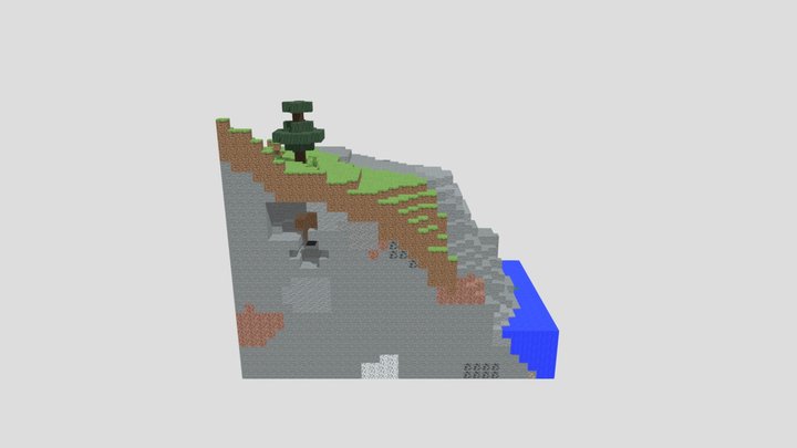 Minecraft Nether Cave Render 3D Model