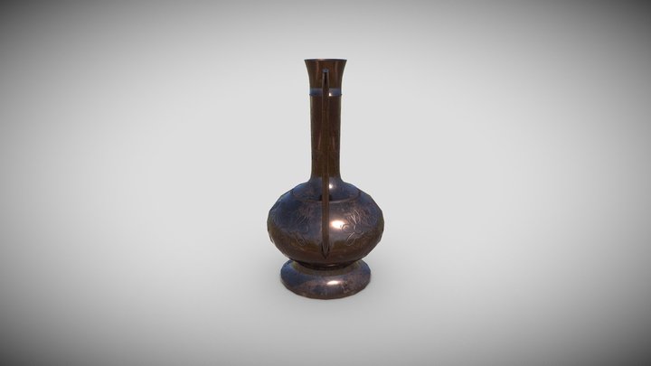 Floral Vase 3D Model