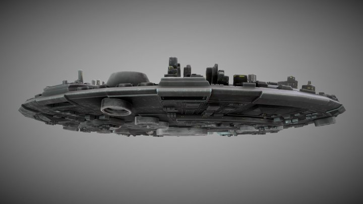 UFO Mothership - One 3D Model