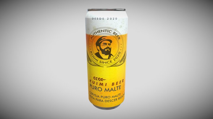 Generic Beverage Can 3D Model