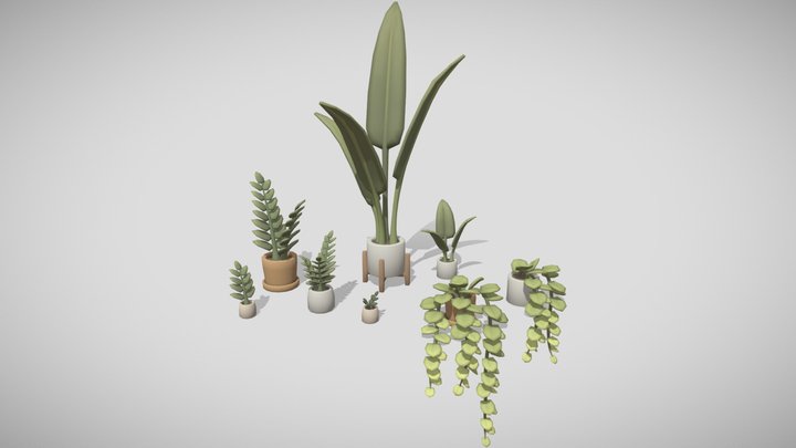 Plants pack 3D Model