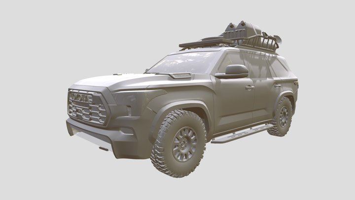 Toyota Sequoia 2024 3D Model