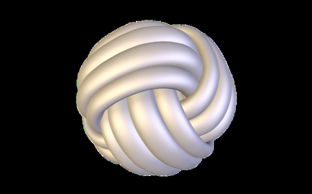 Monkey Fist Knot 3D Model