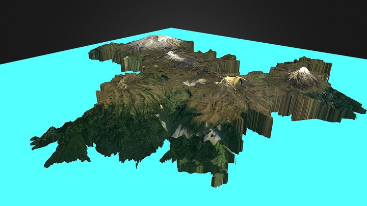 Parque Nacional Natural Los Nevados (Colombia) 3D Model
