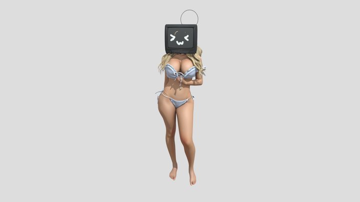 Tv Woman 4.0 3D Model