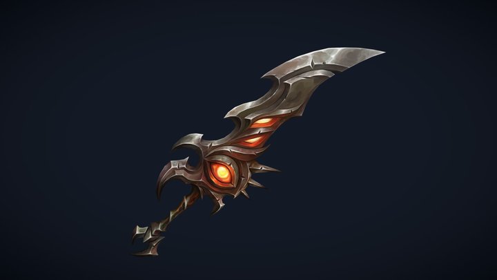 Blightreaver Sword 3D Model